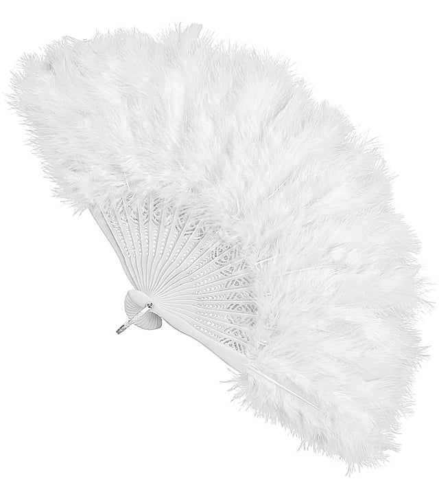 Feather Fan White