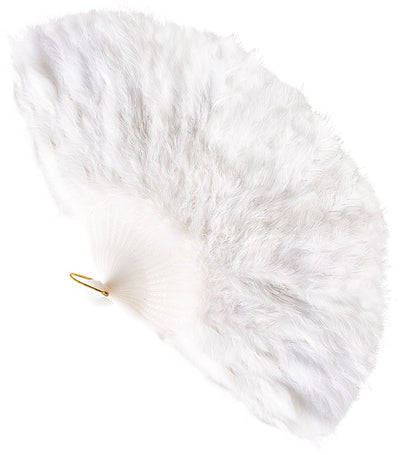 Feather Fan White