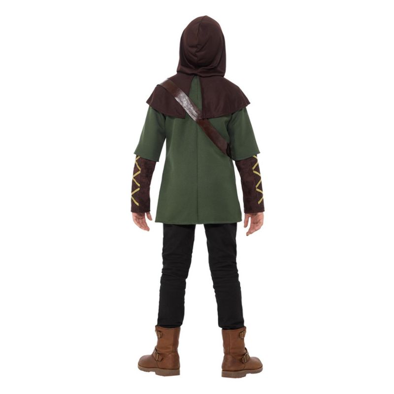 Robin Hood Boy Costume Green & Brown Child Green Arrow Archer