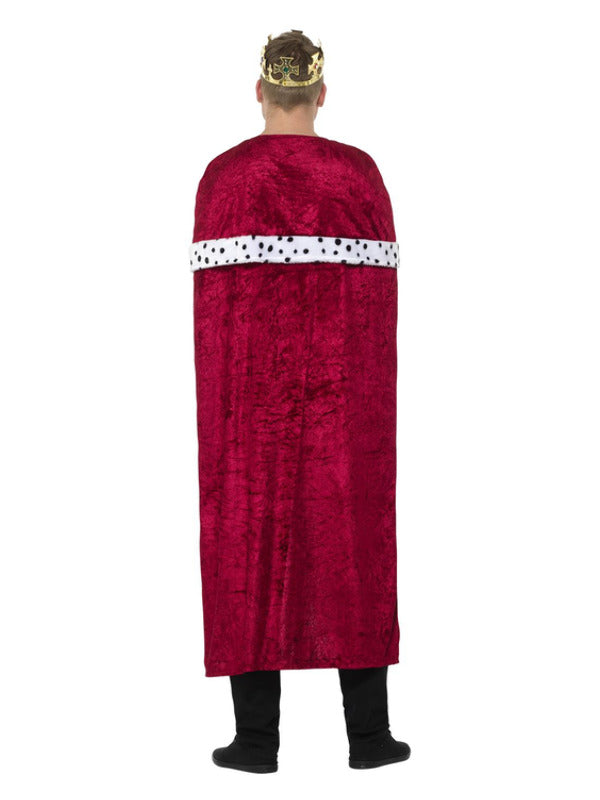 Royal Cloak Red Robe with Crown and Staff 3