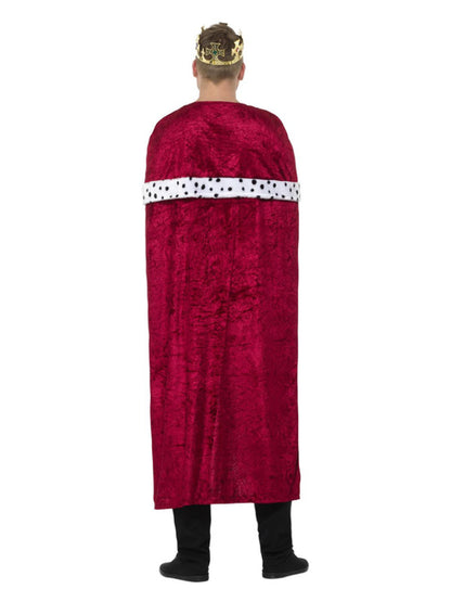 Royal Cloak Red Robe with Crown and Staff 3