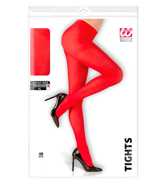 Red Pantyhose 40 Den