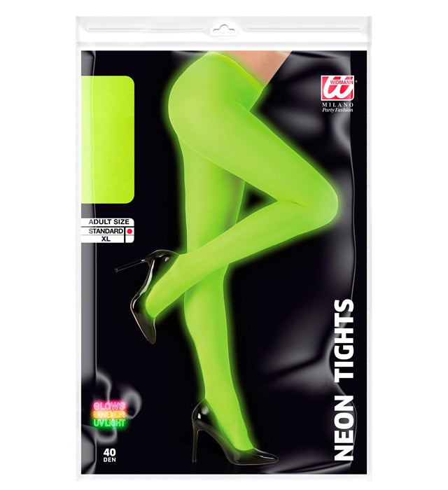 Neon Green Pantyhose 40 Den