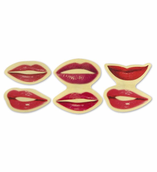 Set Of 4 Kiss Stickers