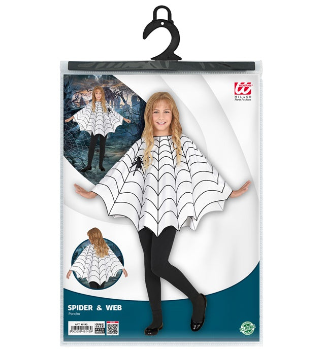 Spider & Web  Poncho 