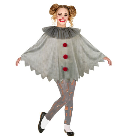 Horror Clown  Poncho 