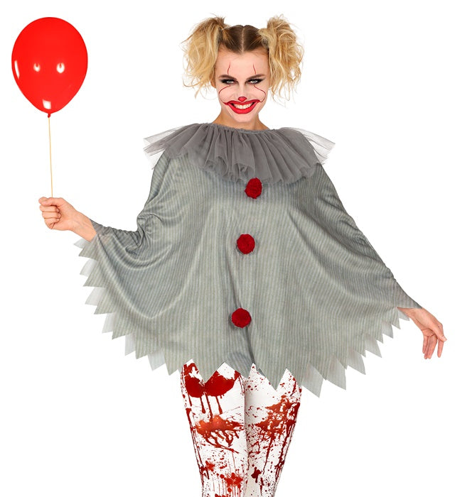 Horror Clown  Poncho 
