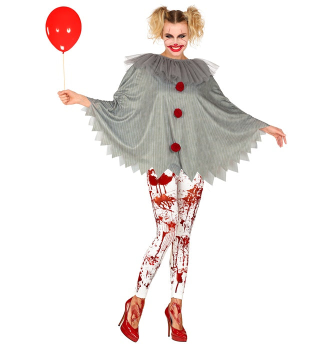 Horror Clown  Poncho 