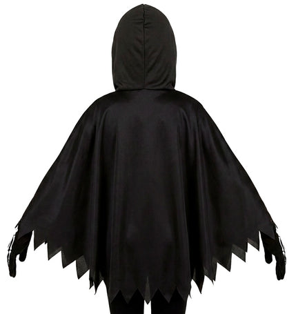 Skeleton  Hooded Poncho 