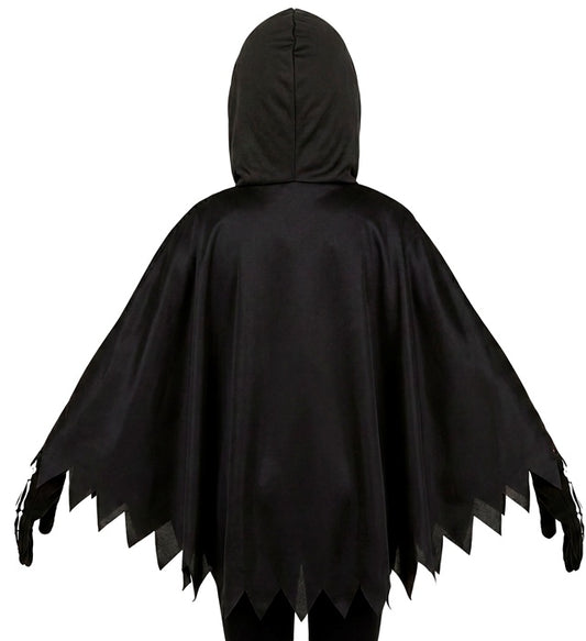 Skeleton  Hooded Poncho 