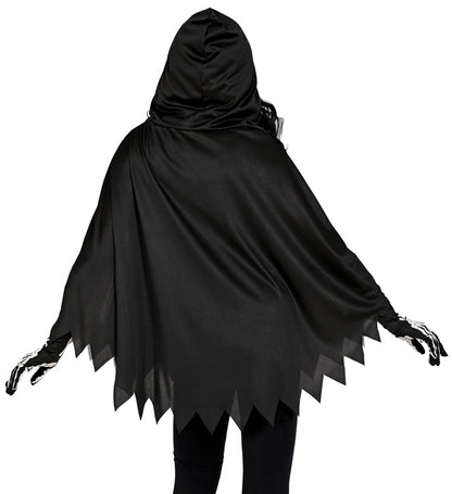 Skeleton  Hooded Poncho 