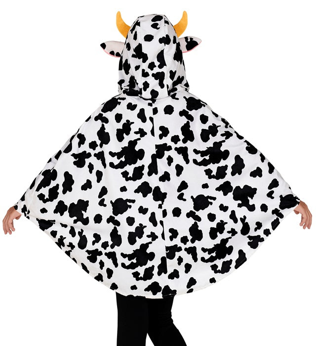 Cow  Hooded Poncho 