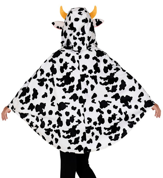 Cow  Hooded Poncho 