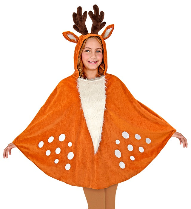 Reindeer  Hooded Poncho 