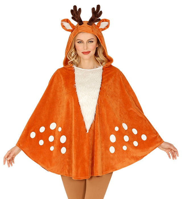 Reindeer  Hooded Poncho 
