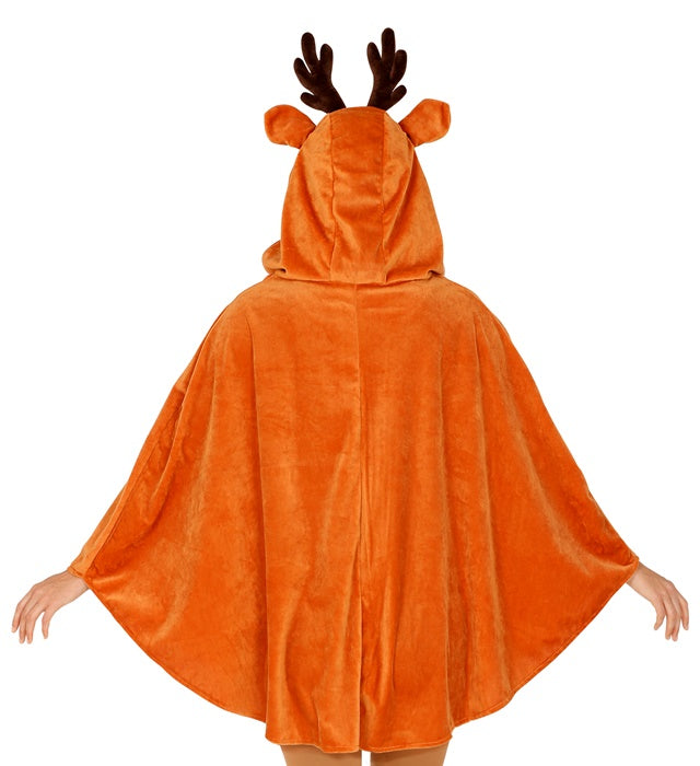 Reindeer  Hooded Poncho 