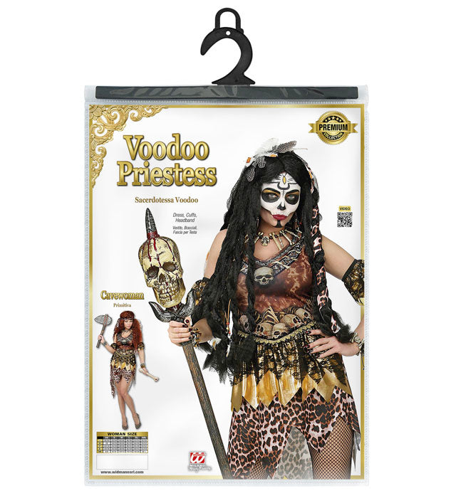 Voodoo Priestess  Dress, Cuffs, Headband 