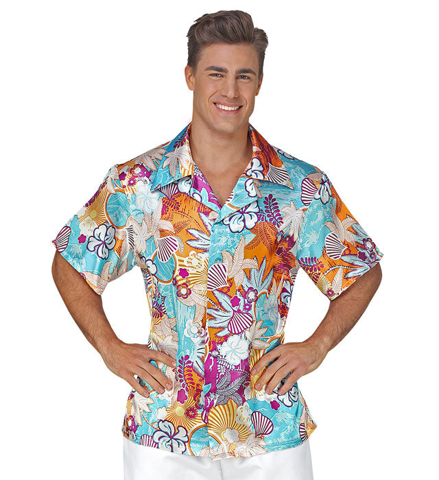 Satin Hawaiian Shirt