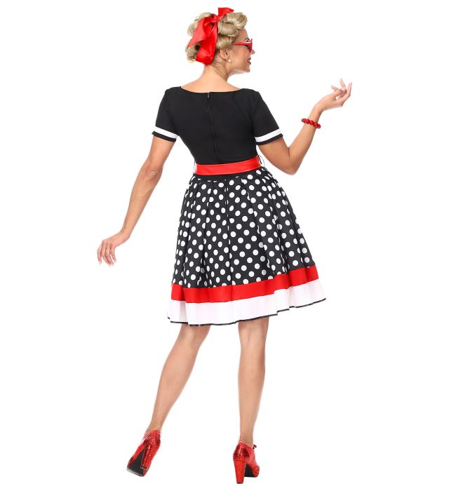 The 50S Fashion  Dress With Petticoat, Belt 