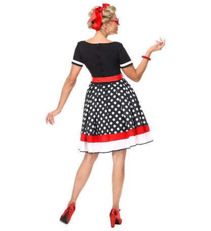 The 50S Fashion  Dress With Petticoat, Belt 