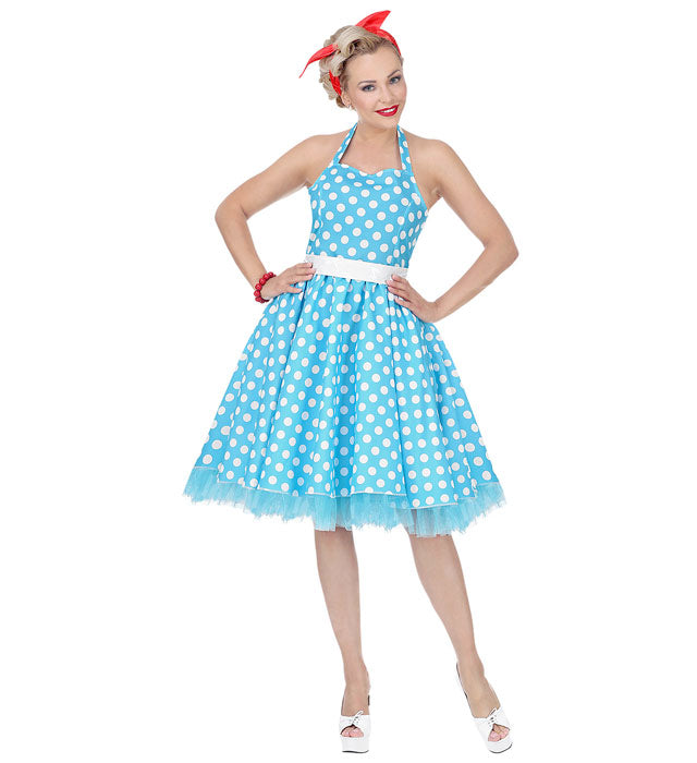 The 50S Fashion  Dress With Petticoat, Belt 