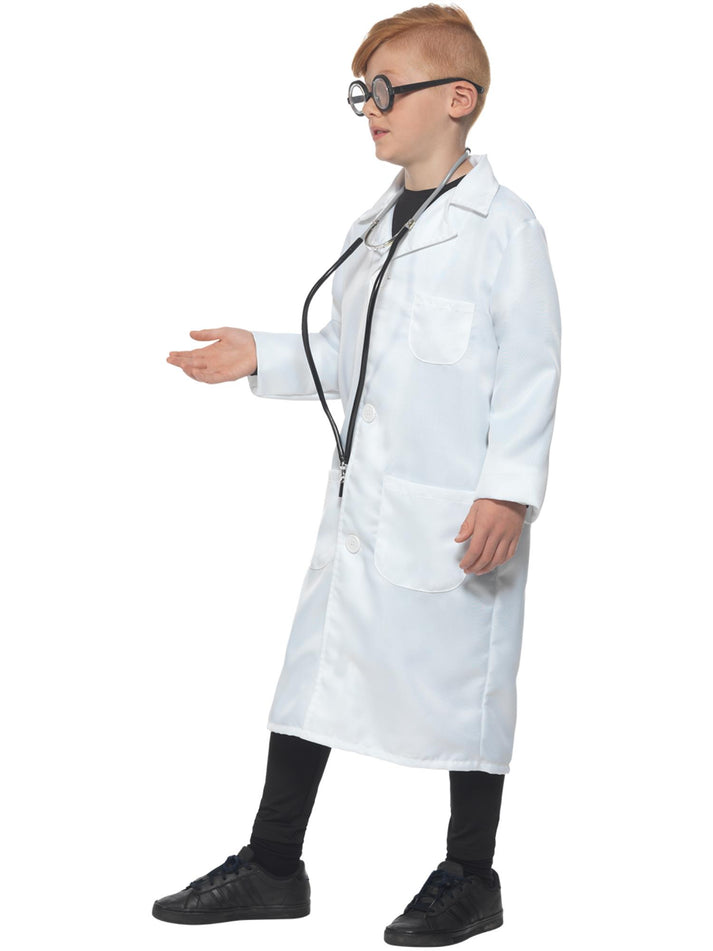 Doctor Scientist Costume Unisex Kids White Lab Coat 2