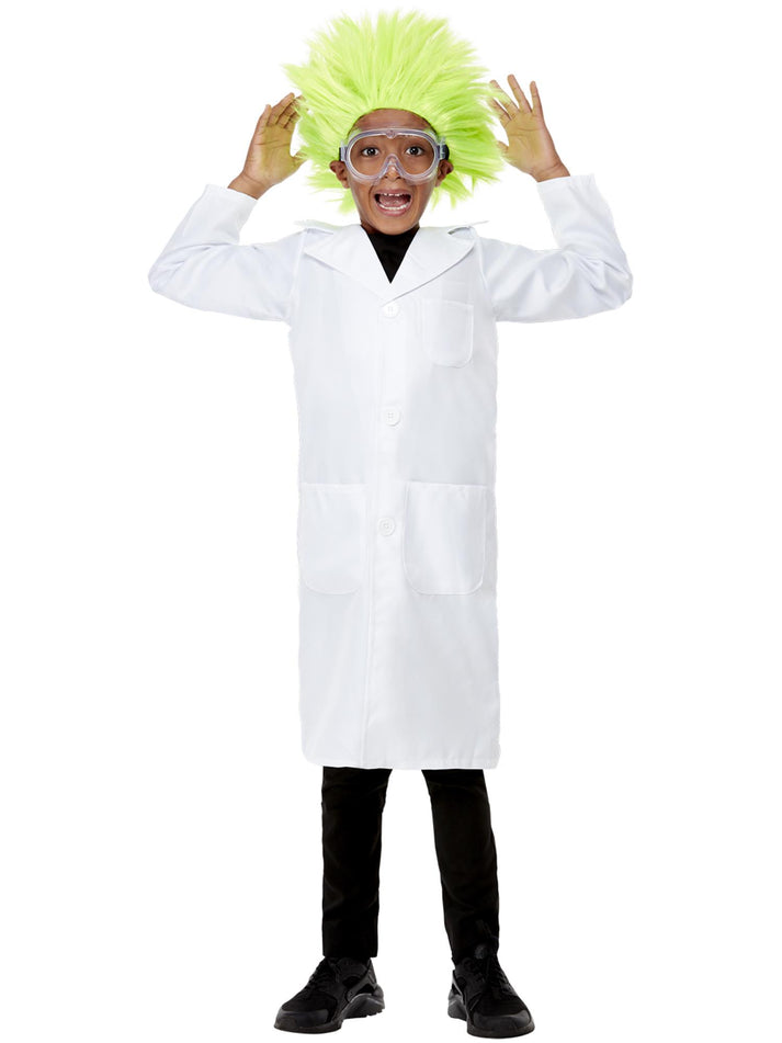 Doctor Scientist Costume Unisex Kids White Lab Coat 1