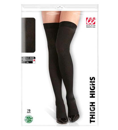Black Thigh Highs 70 Den
