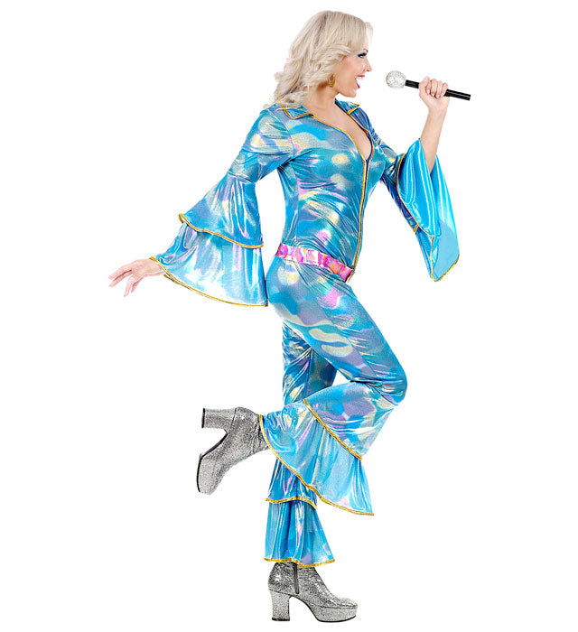 The 70S Disco Style  Jumpsuit, Belt 