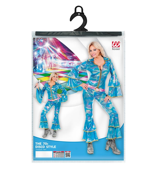 The 70S Disco Style  Jumpsuit, Belt 