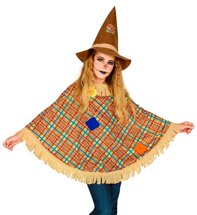 Scarecrow  Poncho, Hat 
