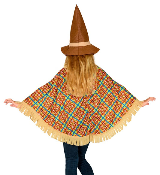 Scarecrow  Poncho, Hat 