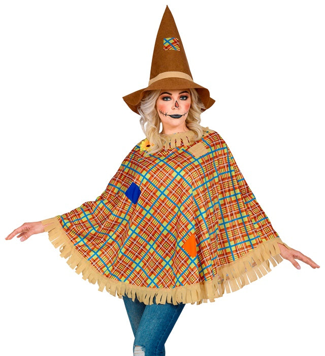 Scarecrow  Poncho, Hat 