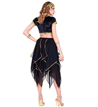 Black Chiffon Skirt