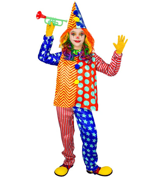 Clown  Coat With Ruff, Pants, Hat 