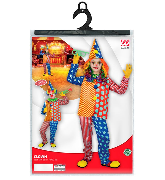 Clown  Coat With Ruff, Pants, Hat 