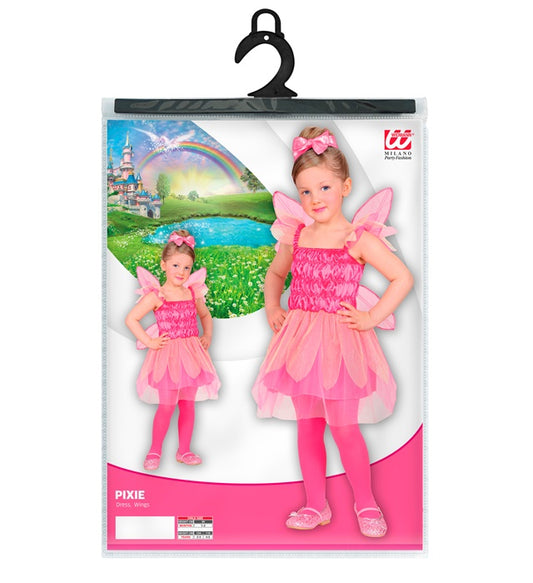 Pink Pixie  Dress, Wings 