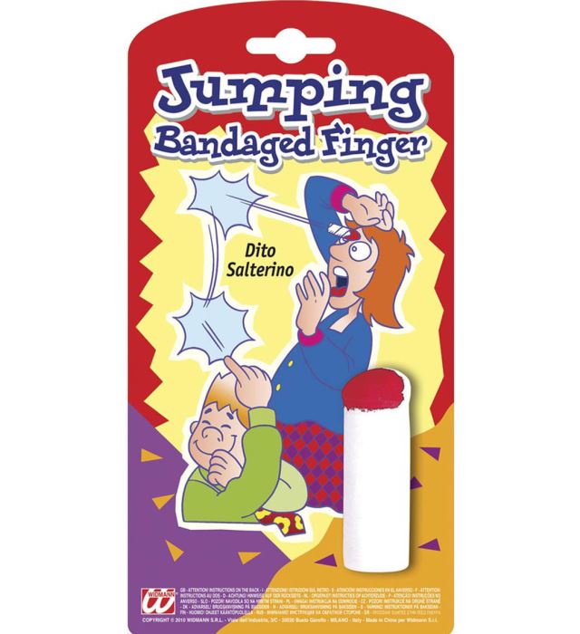 Jumping Bandaged Finger