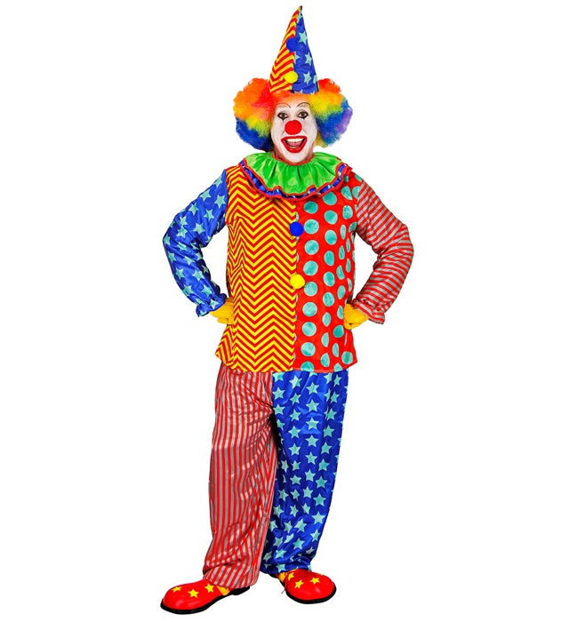 Clown  Coat With Ruff, Pants, Hat 