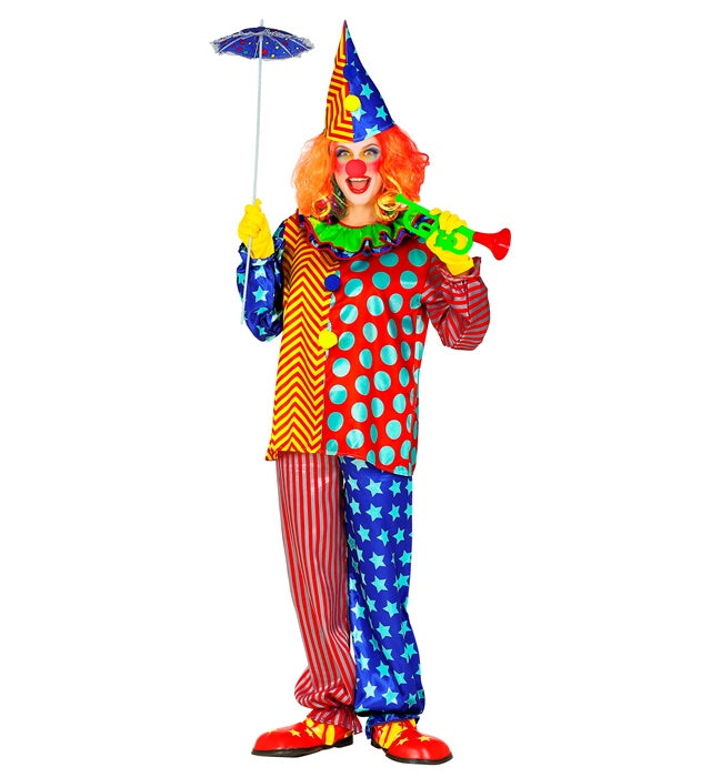 Clown  Coat With Ruff, Pants, Hat 