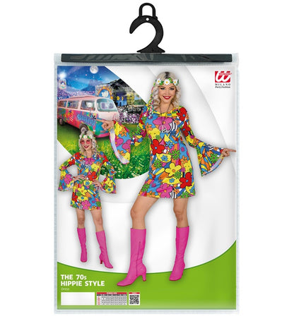 The 60S Fashion - Flower Power”   Dress 