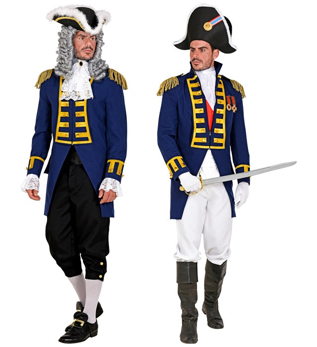 Blue Parade Coat For Man