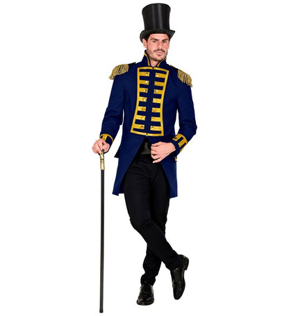 Blue Parade Coat For Man