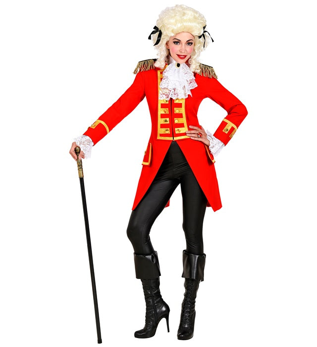 Red Parade Coat For Woman