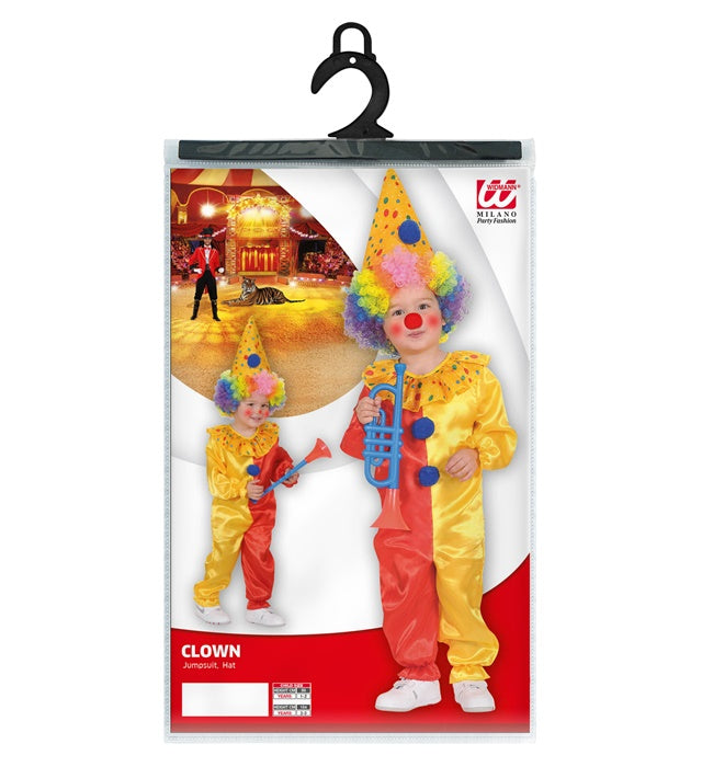 Clown  Jumpsuit, Hat 