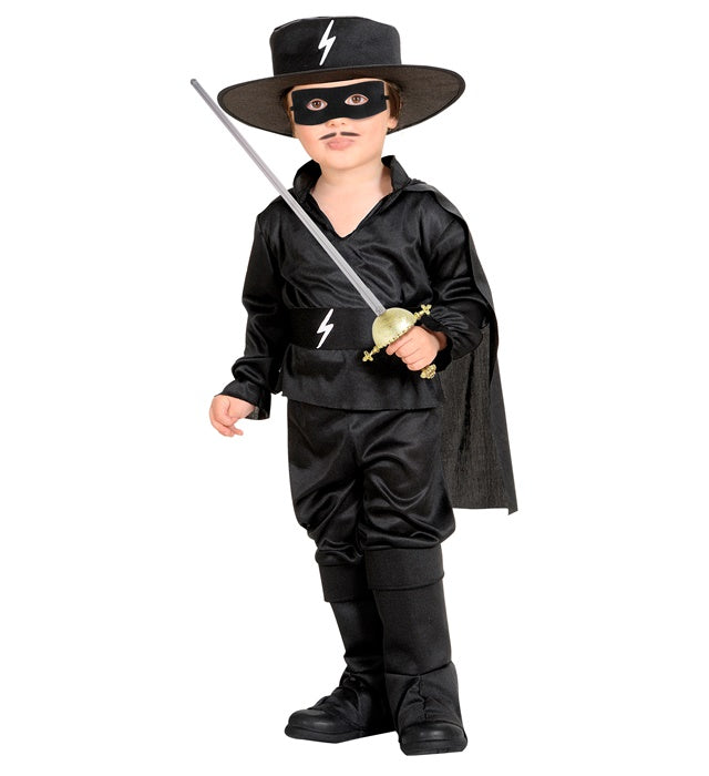 Masked Bandit Hero  Shirt With Cape, Pants With Boot Covers, Belt, Hat, Eyemask 