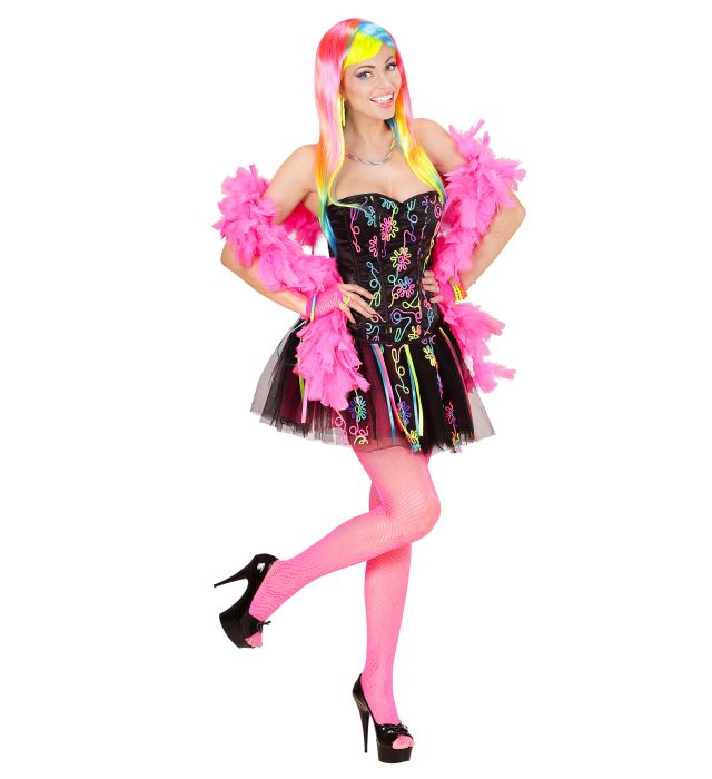 Neon Rainbow Fantasy Girl  Corset, Tutu 