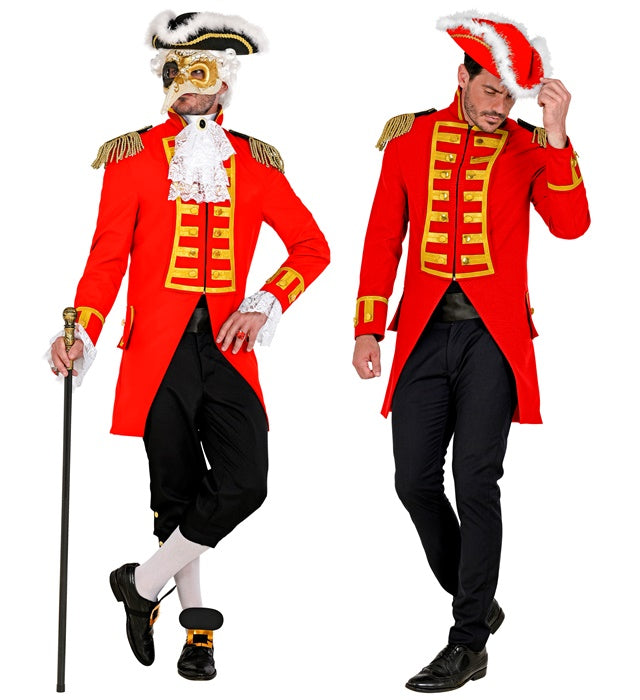 Red Parade Coat For Man