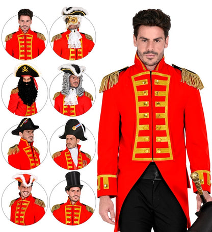 Red Parade Coat For Man