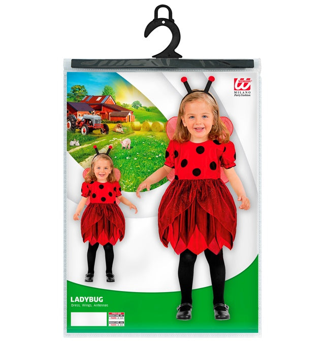 Ladybug  Dress, Wings, Antennas 